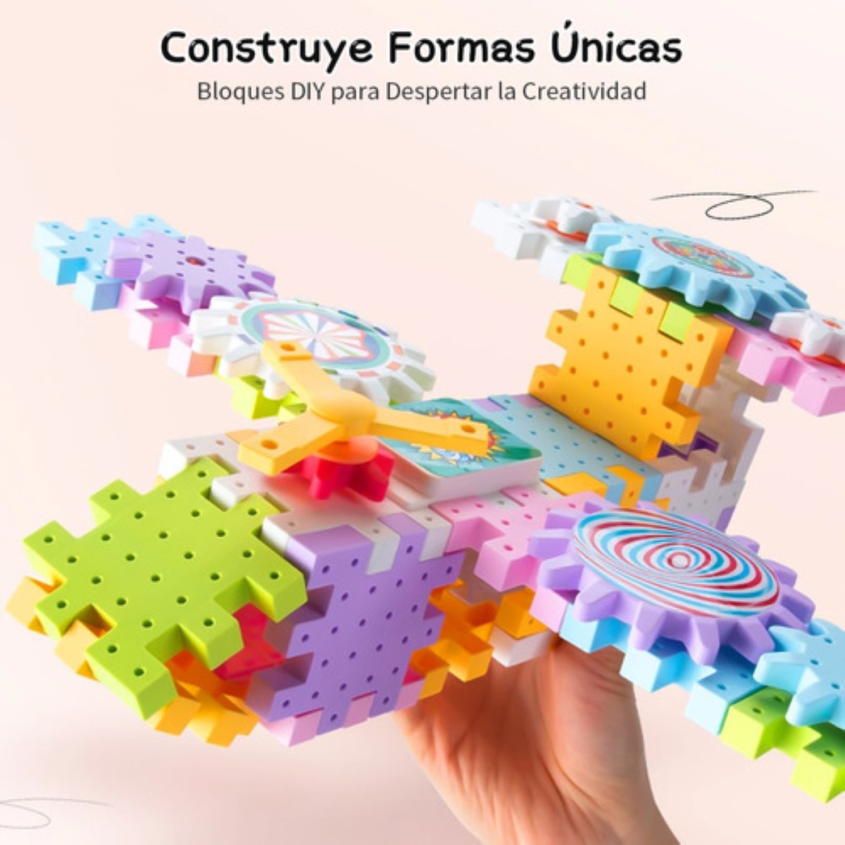Juguetes Didacticos Para Bebes Bloques De Construcción  colores