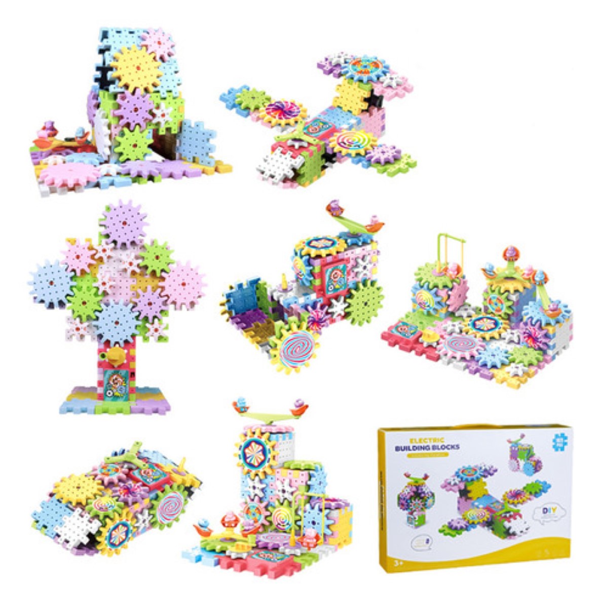 Juguetes Didacticos Para Bebes Bloques De Construcción  colores