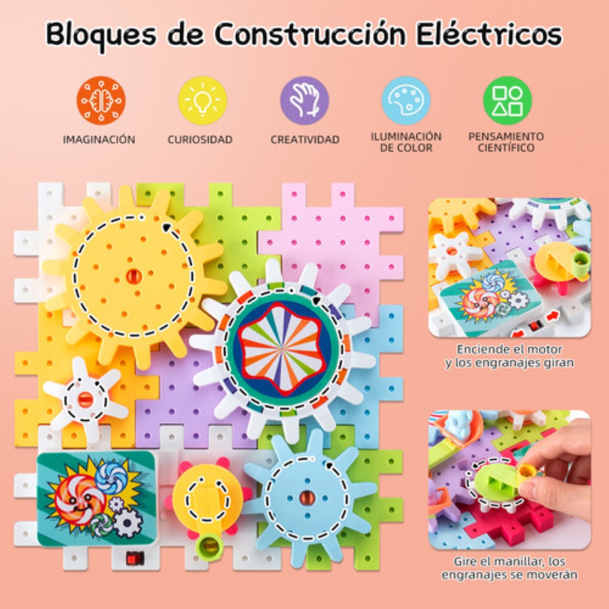 Juguetes Didacticos Para Bebes Bloques De Construcción  colores