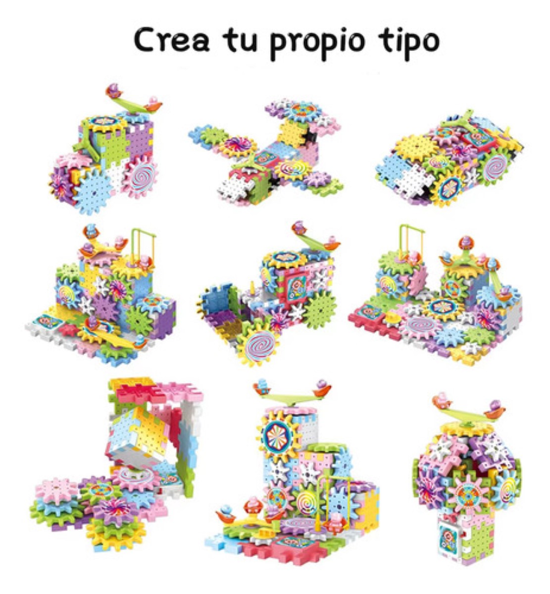 Juguetes Didacticos Para Bebes Bloques De Construcción  colores