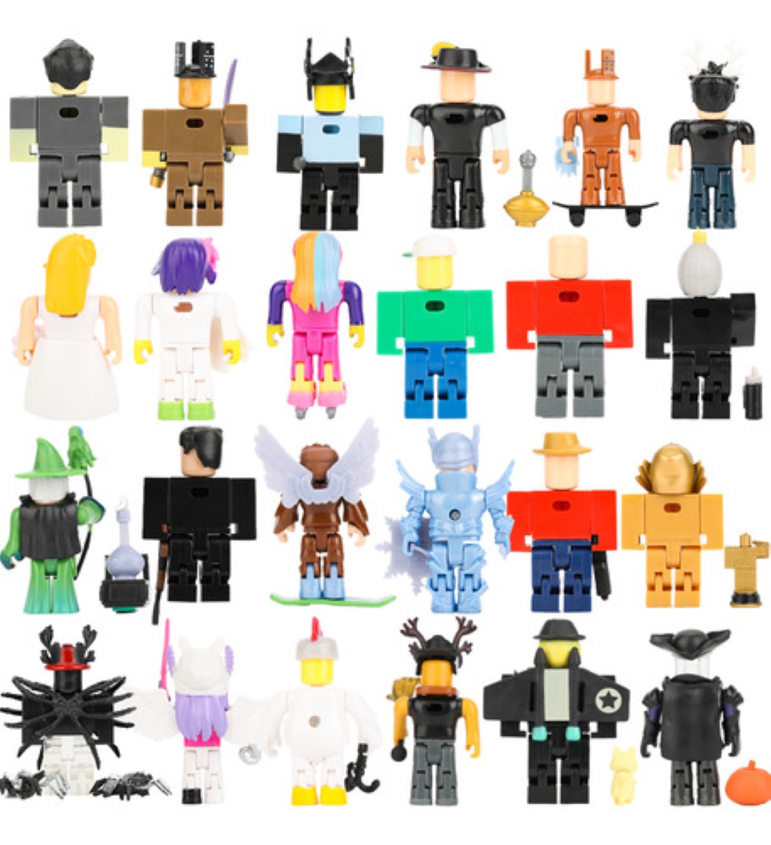 24 Piezas Virtual World Roblox Building Block Muñeca ESTILO 4
