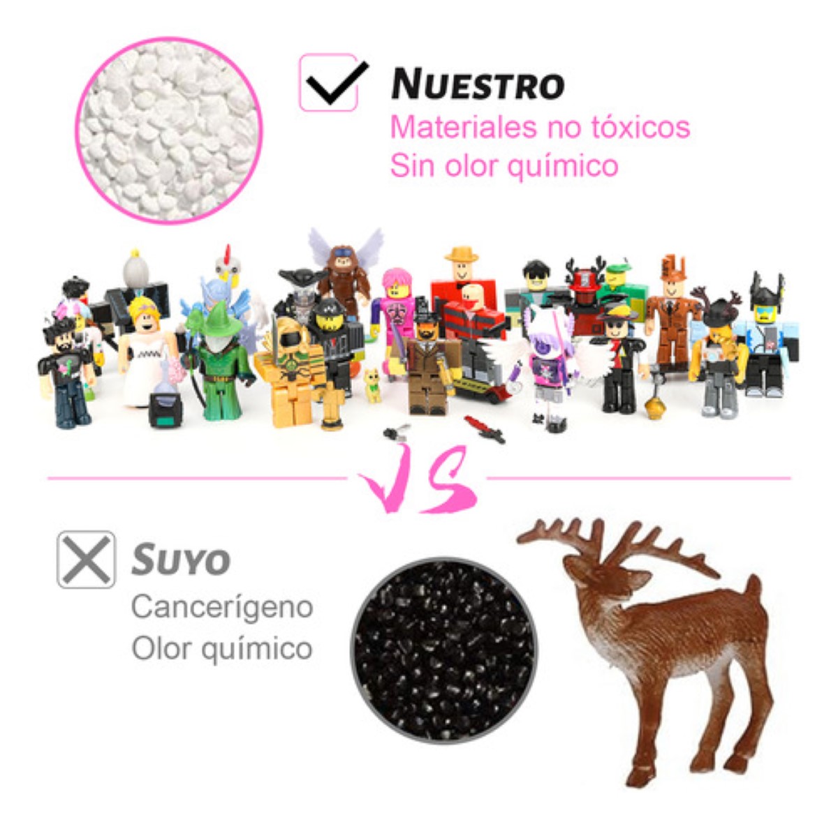 24 Piezas Virtual World Roblox Building Block Muñeca ESTILO 4