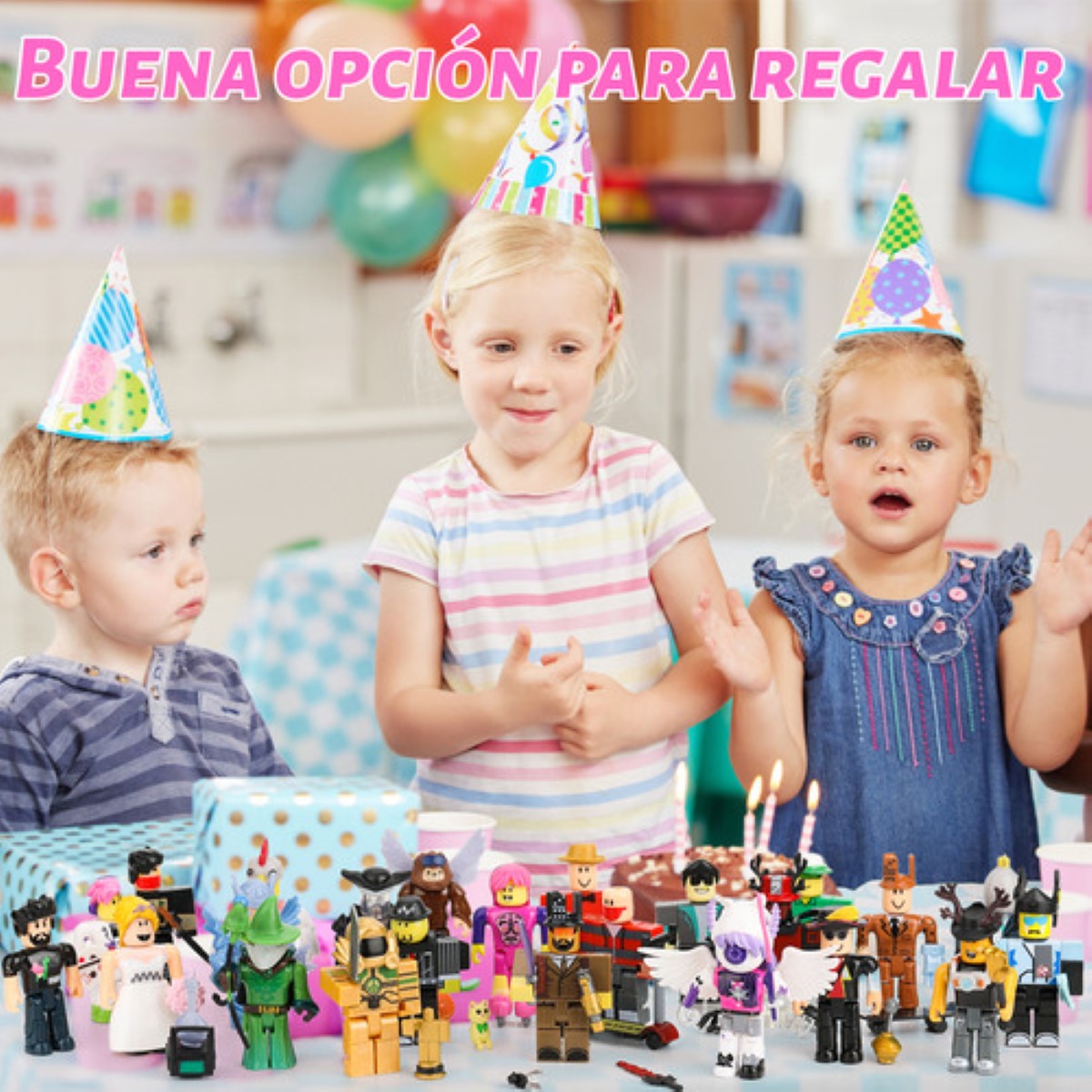 24 Piezas Virtual World Roblox Building Block Muñeca ESTILO 4