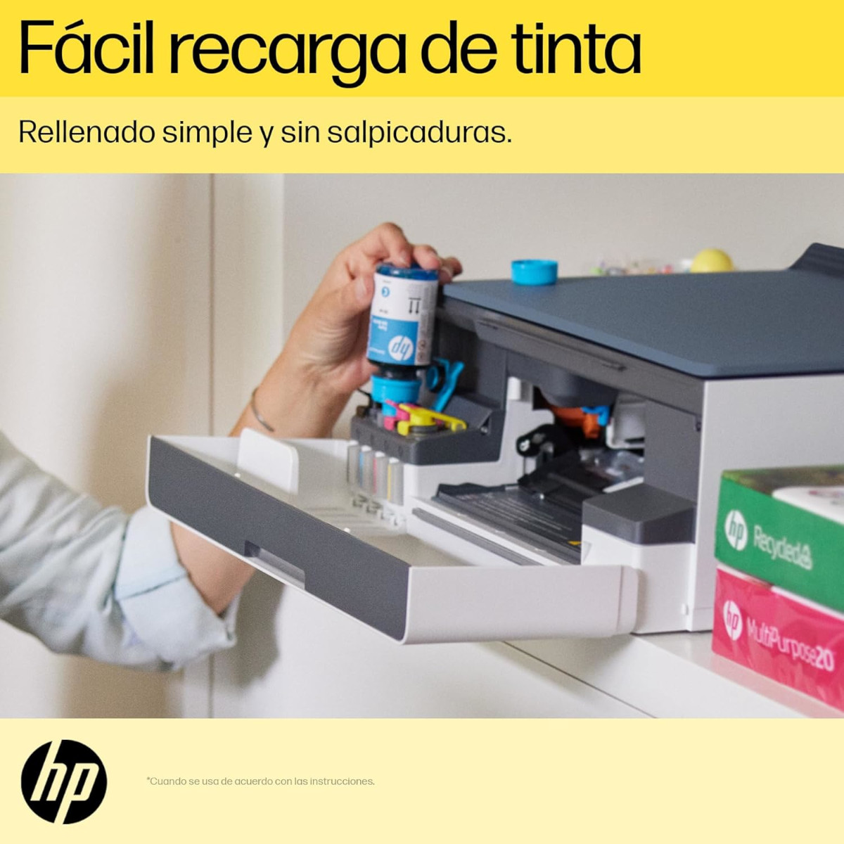 Impresora Multifuncional HP 525 Smart Tank Tinta Contínua