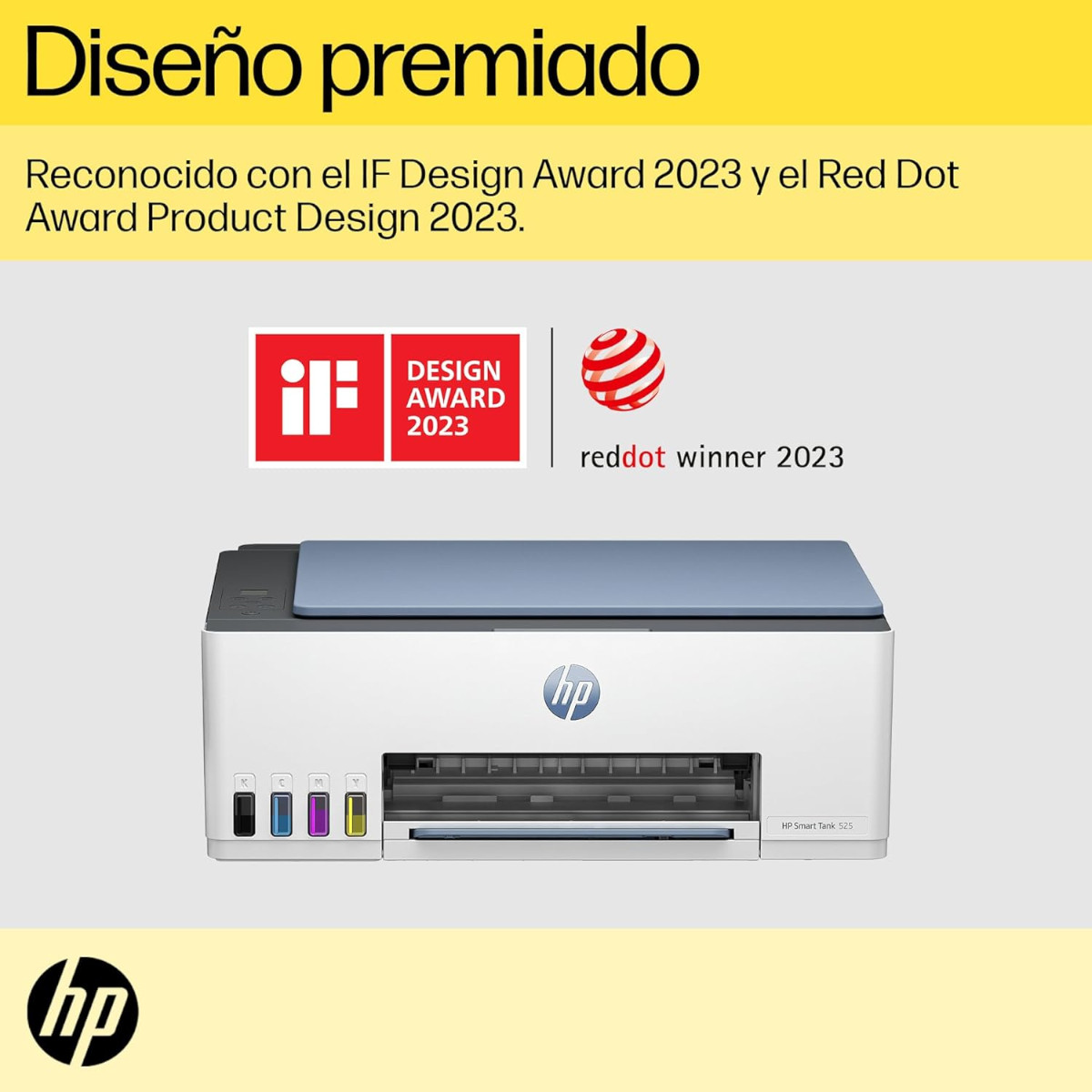 Impresora Multifuncional HP 525 Smart Tank Tinta Contínua
