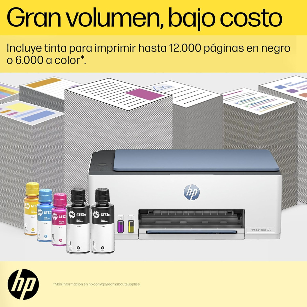 Impresora Multifuncional HP 525 Smart Tank Tinta Contínua