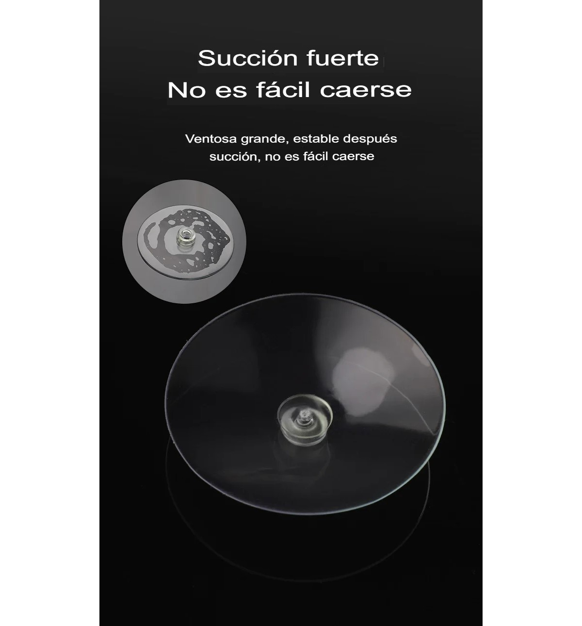 Bocina RGB Bluetooth negro inalámbrico portátil contra agua ventosa grande sonido estéreo regadera