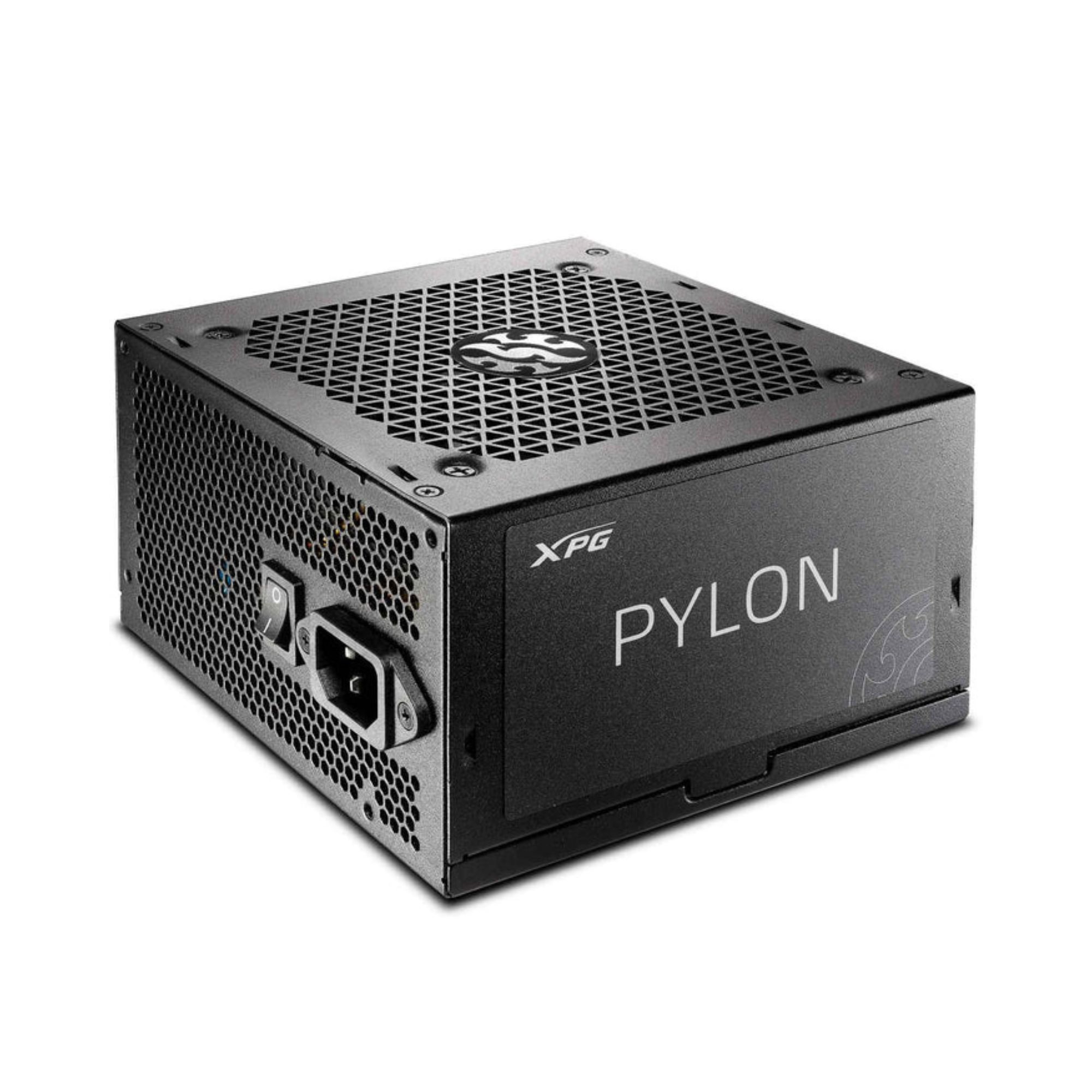 Fuente de poder XPG Pylon de 650 W, ATX, 80 Plus Bronze, Negro