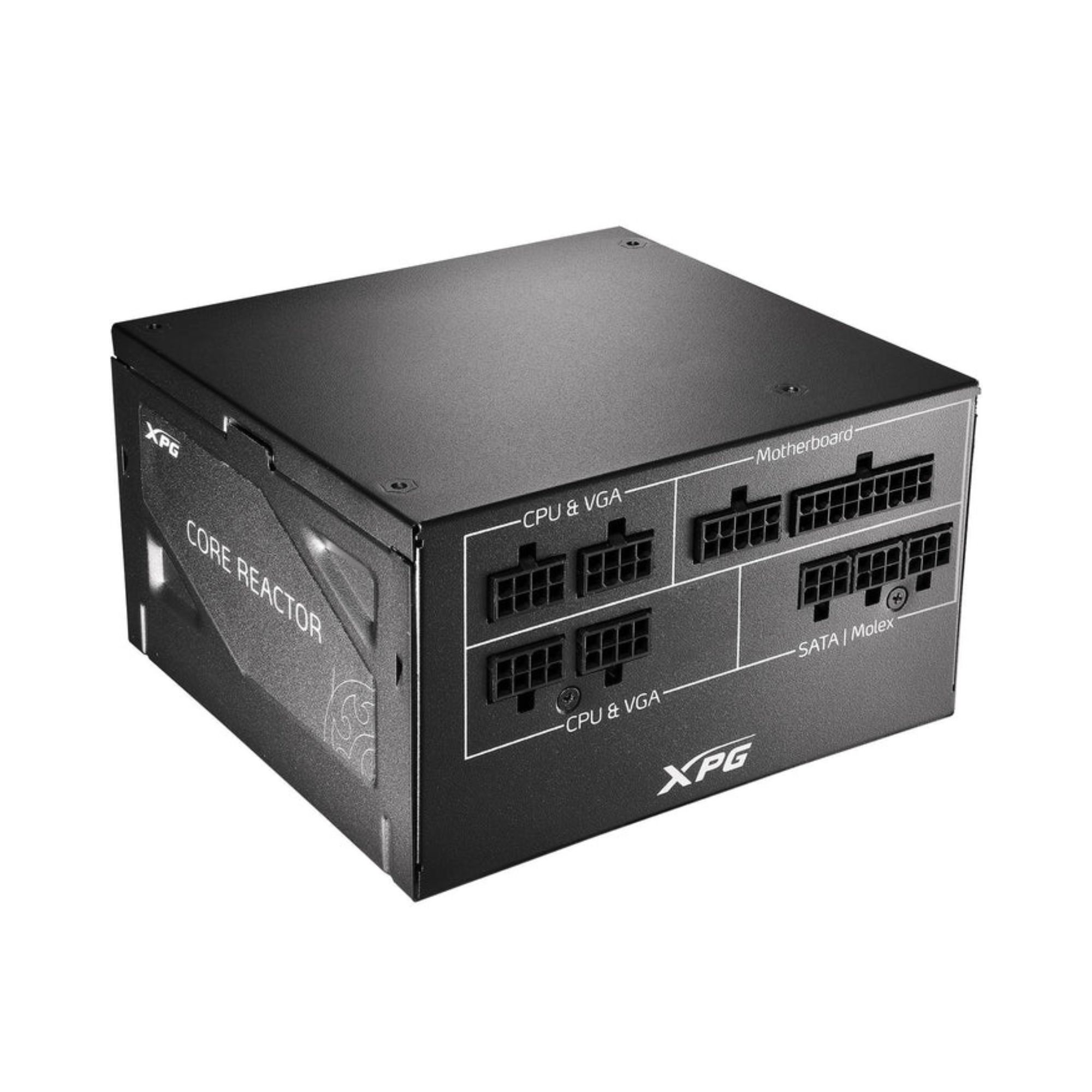 Fuente de poder XPG Core Reactor de 650 W, ATX, Modular, 80 Plus Gold, Negro