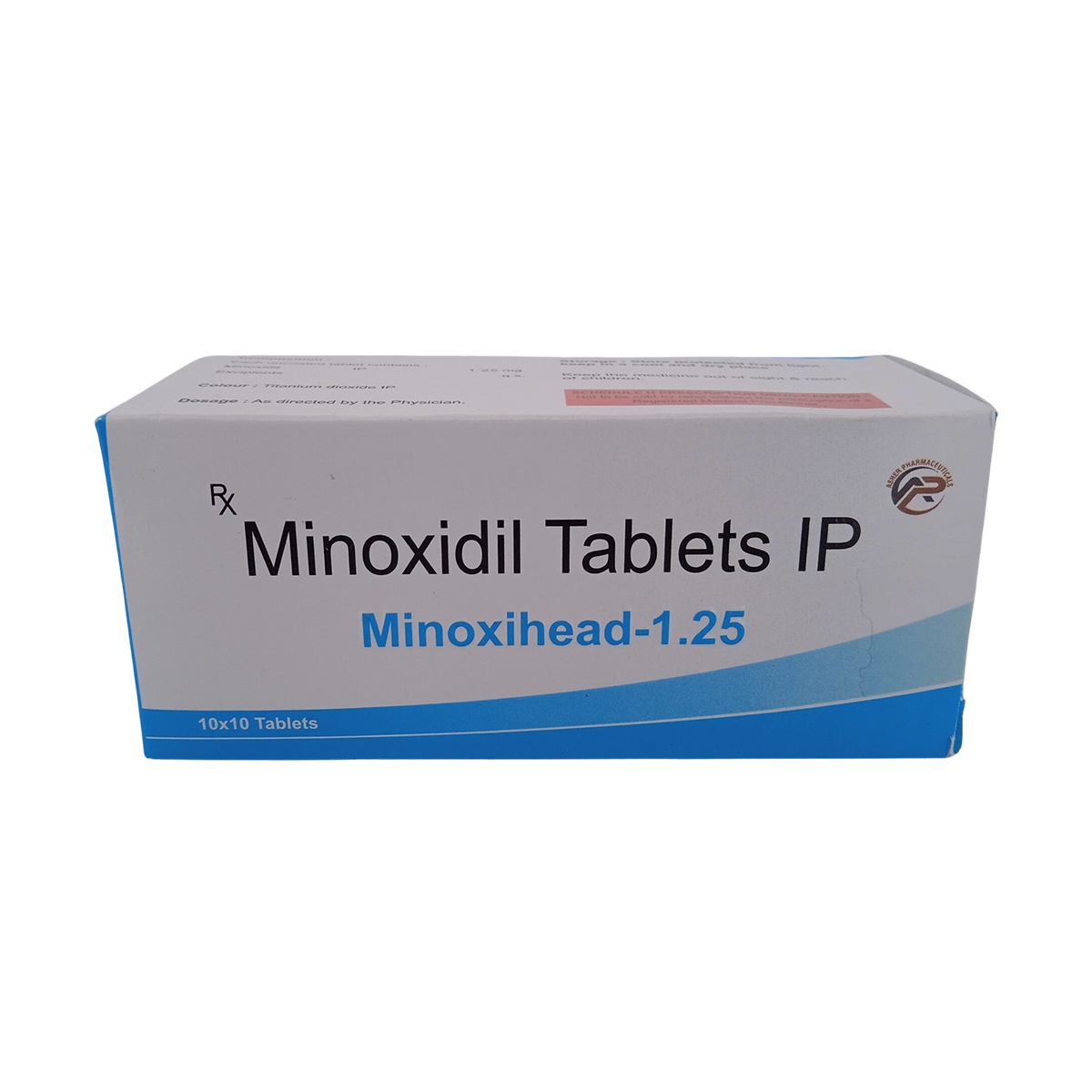 Minoxidil 1mg 100 tabletas Minoxihead