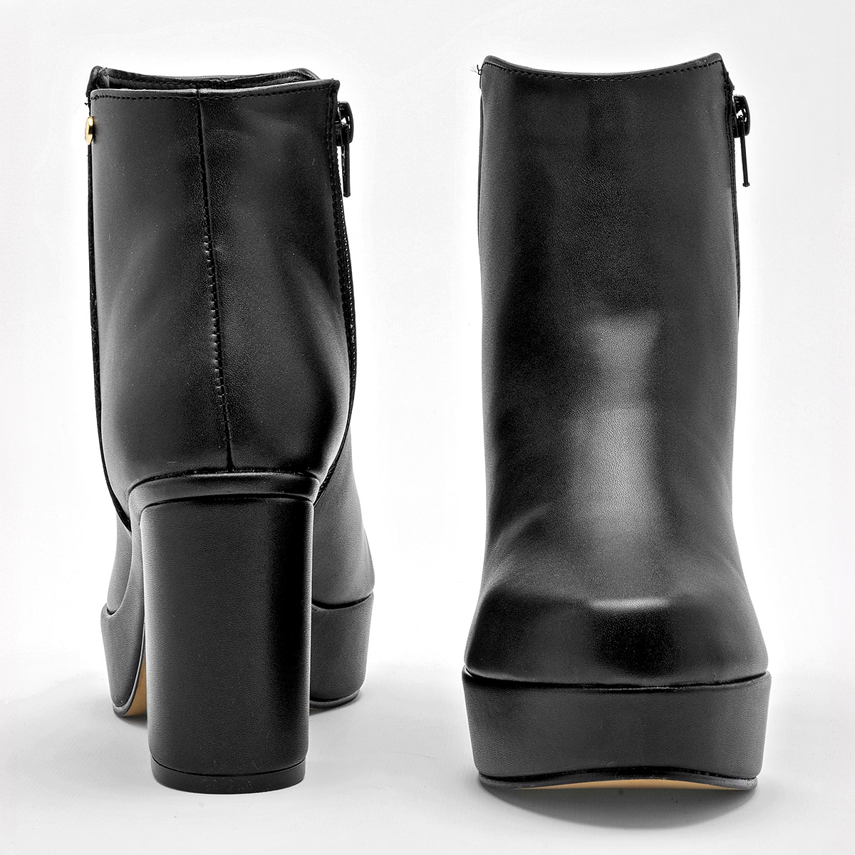 D´Cristian Botin Plataforma Mujer Tacon 9cm Tubo 12cm Color Negro E9