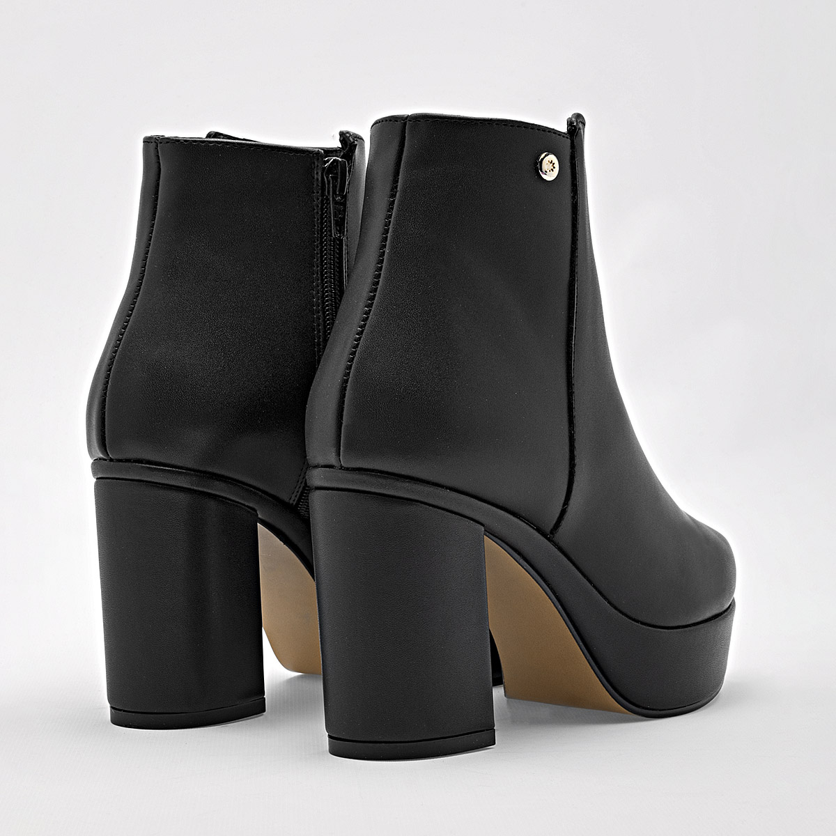 D´Cristian Botin Plataforma Mujer Tacon 9cm Tubo 12cm Color Negro E9