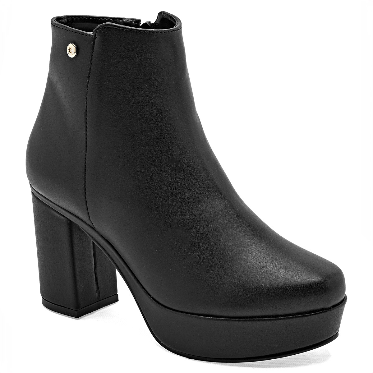 D´Cristian Botin Plataforma Mujer Tacon 9cm Tubo 12cm Color Negro E9