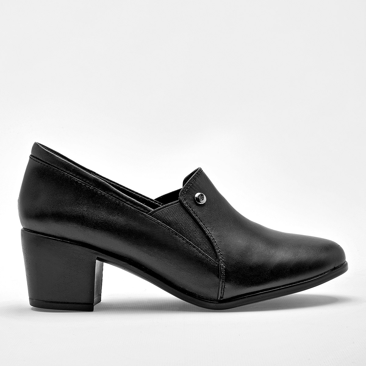 Mora Confort Zapato Tacon Cerrado Mujer Piel Tacon 5cm Color Negro E9