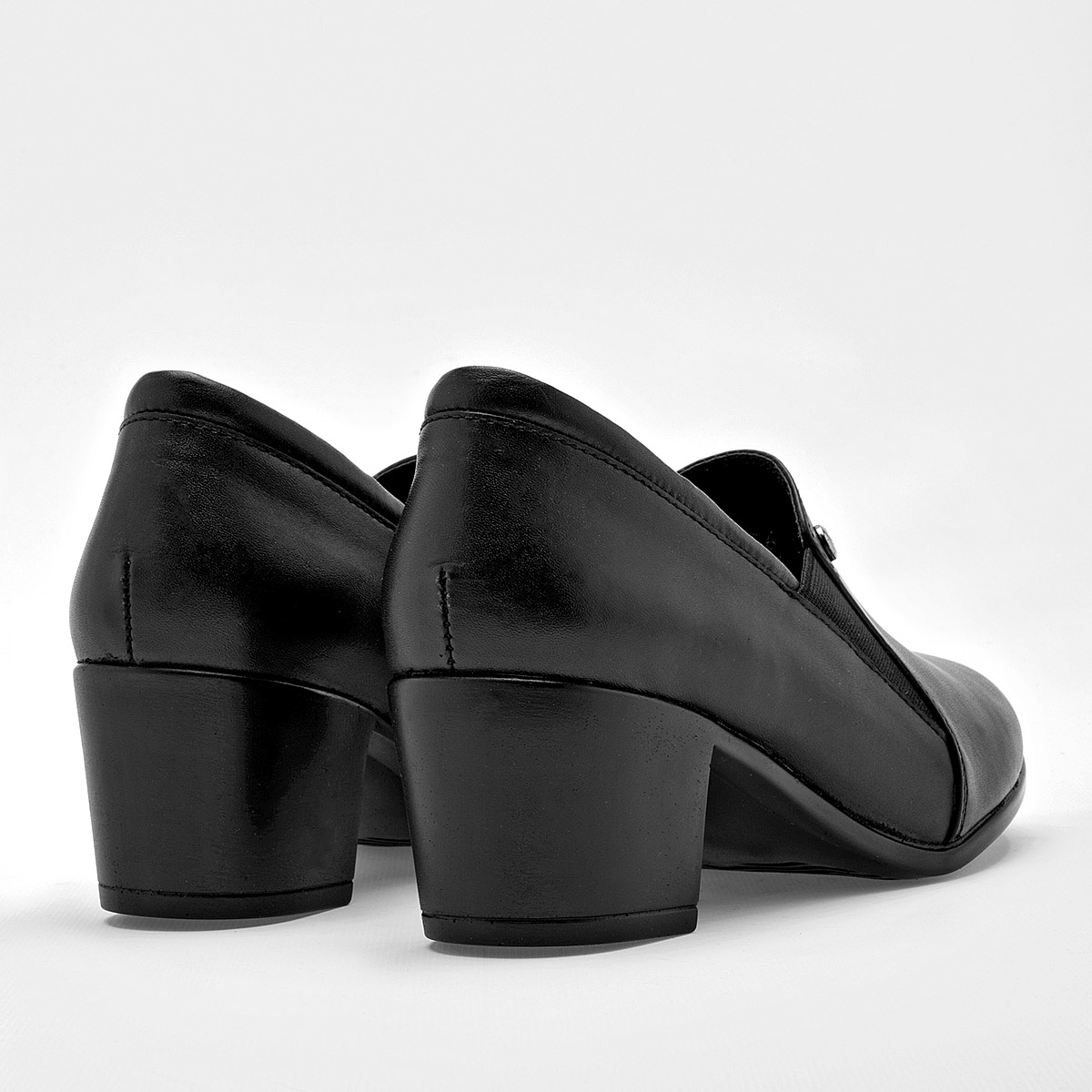 Mora Confort Zapato Tacon Cerrado Mujer Piel Tacon 5cm Color Negro E9