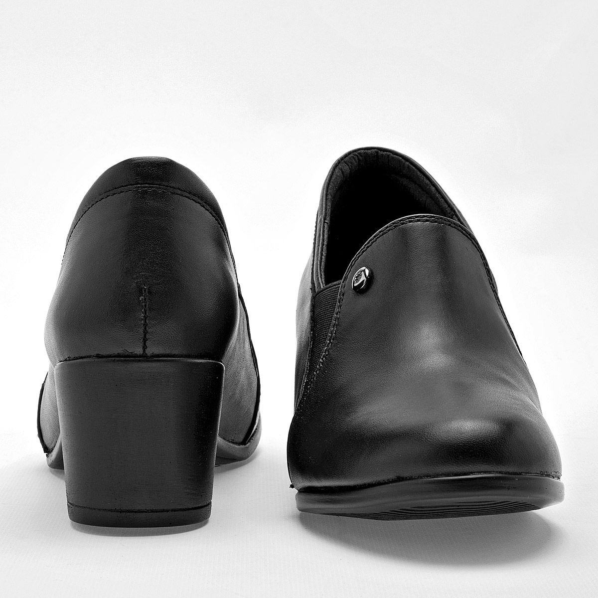 Mora Confort Zapato Tacon Cerrado Mujer Piel Tacon 5cm Color Negro E9
