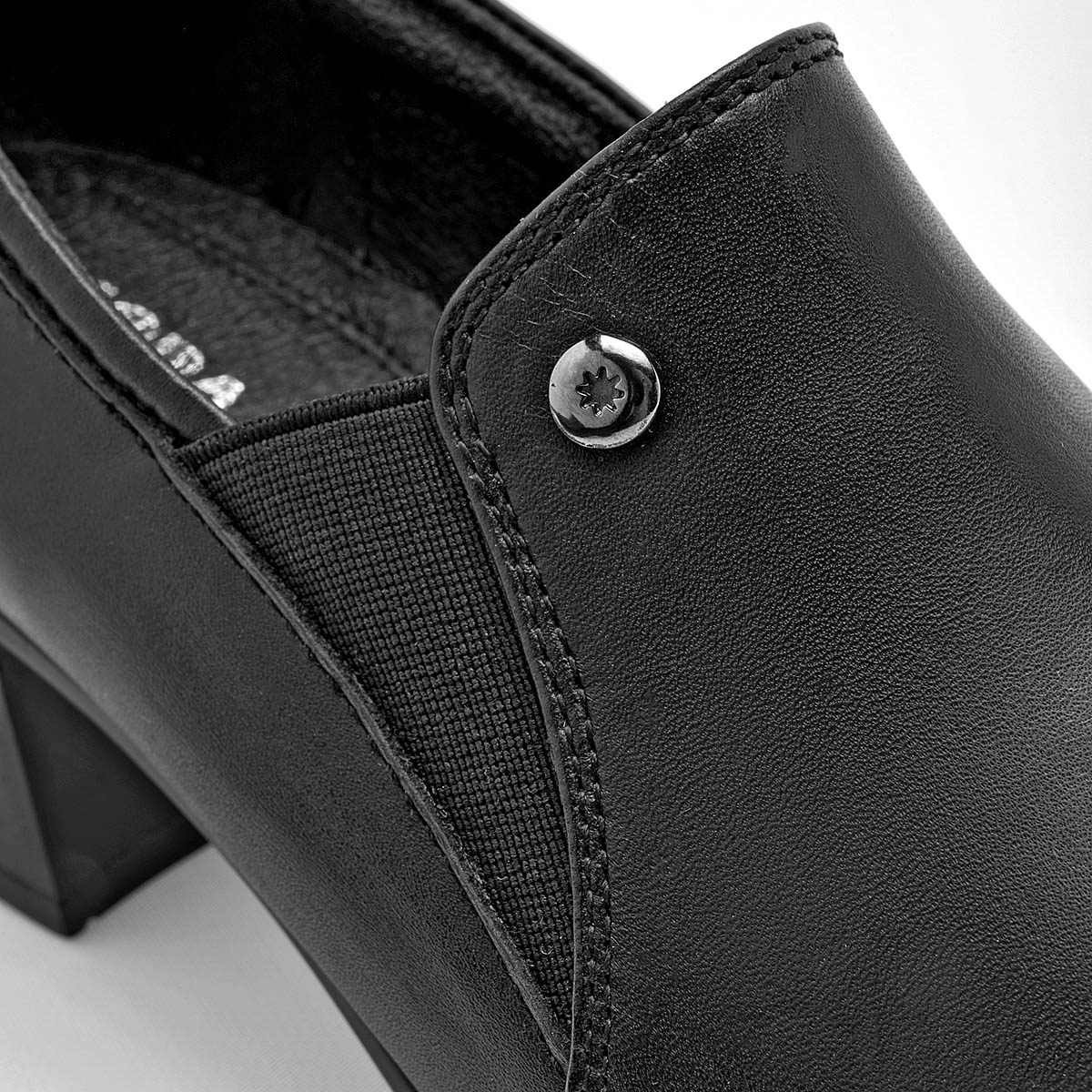 Mora Confort Zapato Tacon Cerrado Mujer Piel Tacon 5cm Color Negro E9