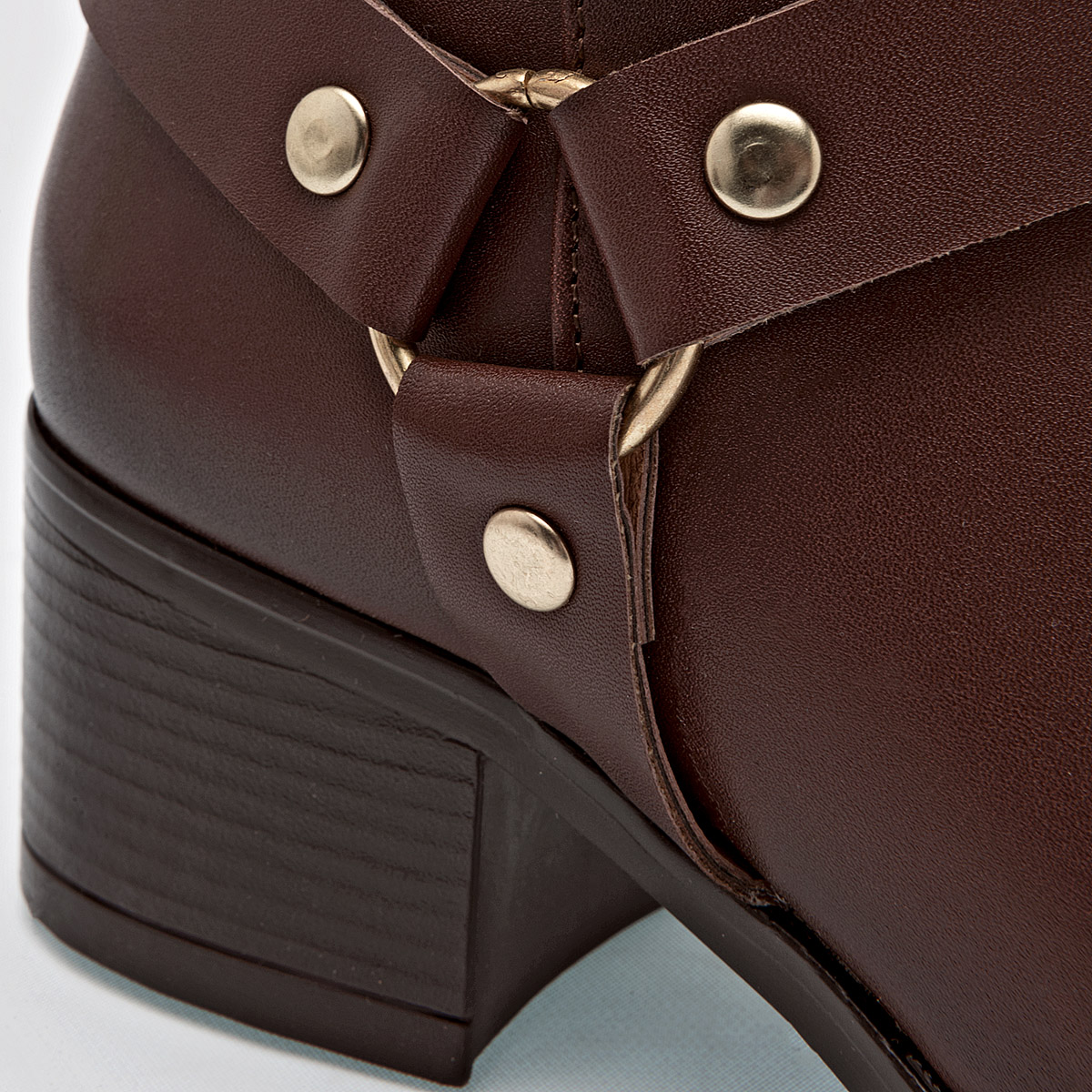 Instinto Botin Vaquero mujer Tacon 5cm Tubo 11cm Color Cafe E9