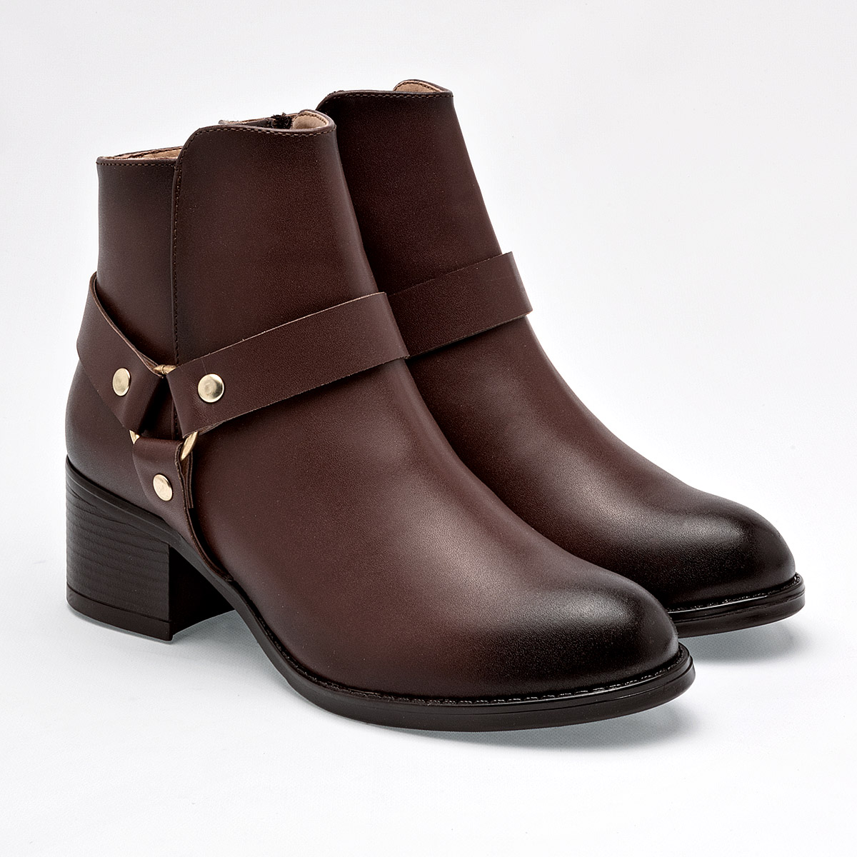Instinto Botin Vaquero mujer Tacon 5cm Tubo 11cm Color Cafe E9
