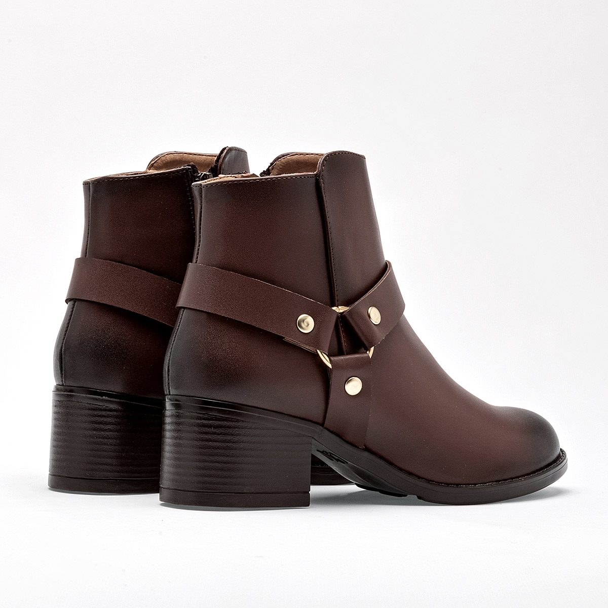 Instinto Botin Vaquero mujer Tacon 5cm Tubo 11cm Color Cafe E9
