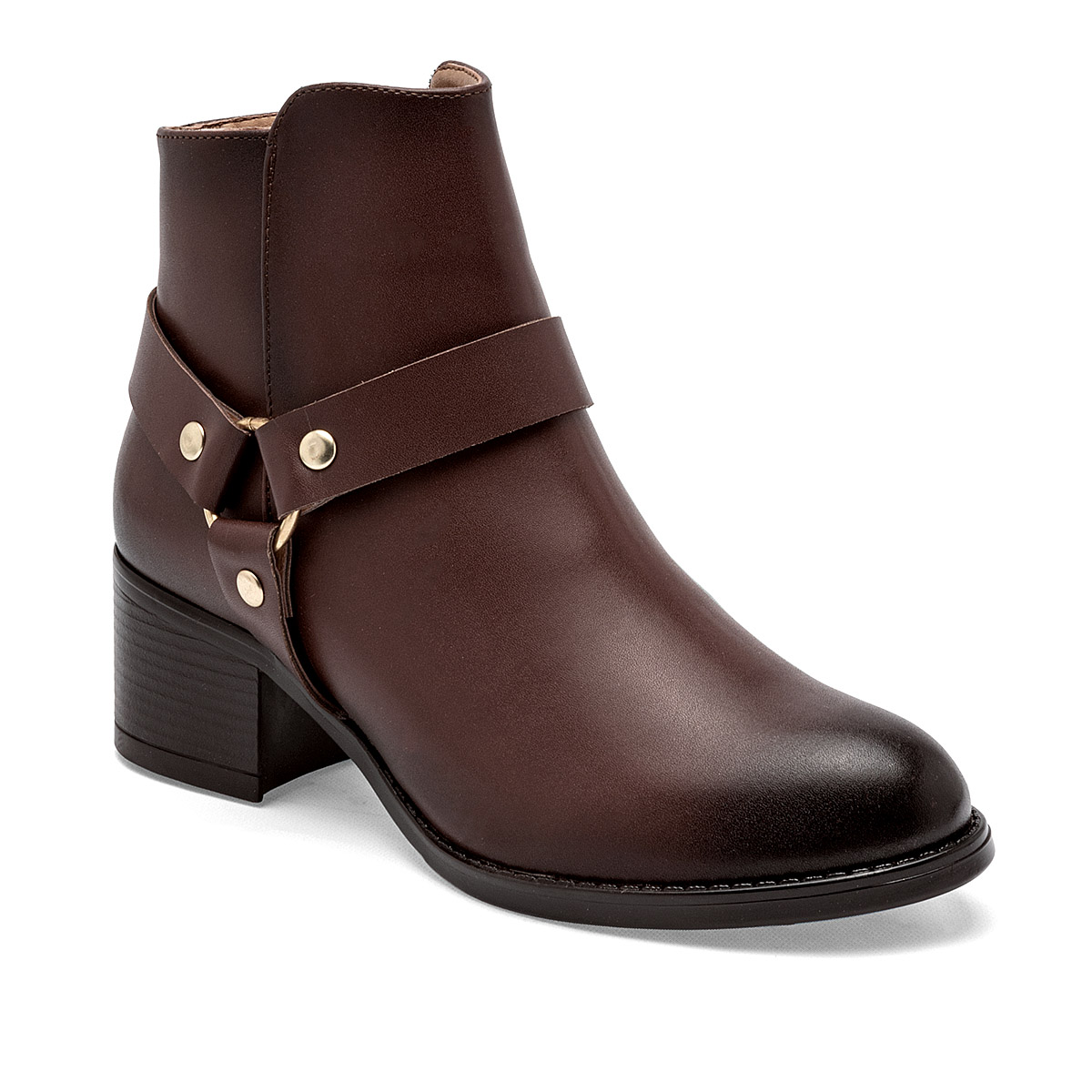 Instinto Botin Vaquero mujer Tacon 5cm Tubo 11cm Color Cafe E9