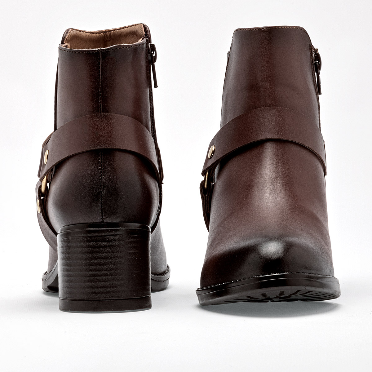 Instinto Botin Vaquero mujer Tacon 5cm Tubo 11cm Color Cafe E9
