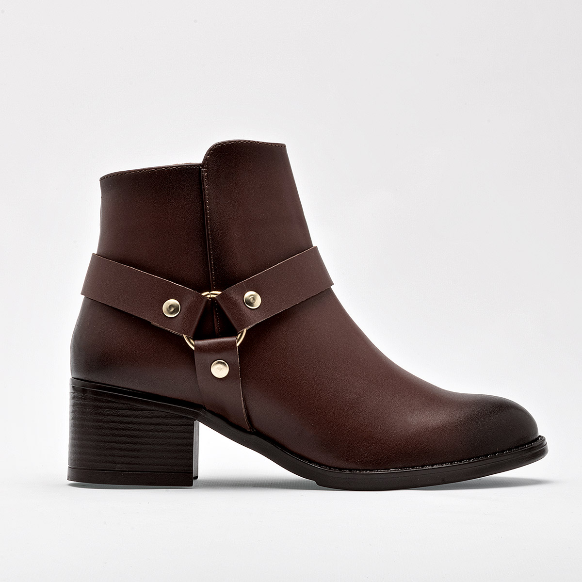 Instinto Botin Vaquero mujer Tacon 5cm Tubo 11cm Color Cafe E9