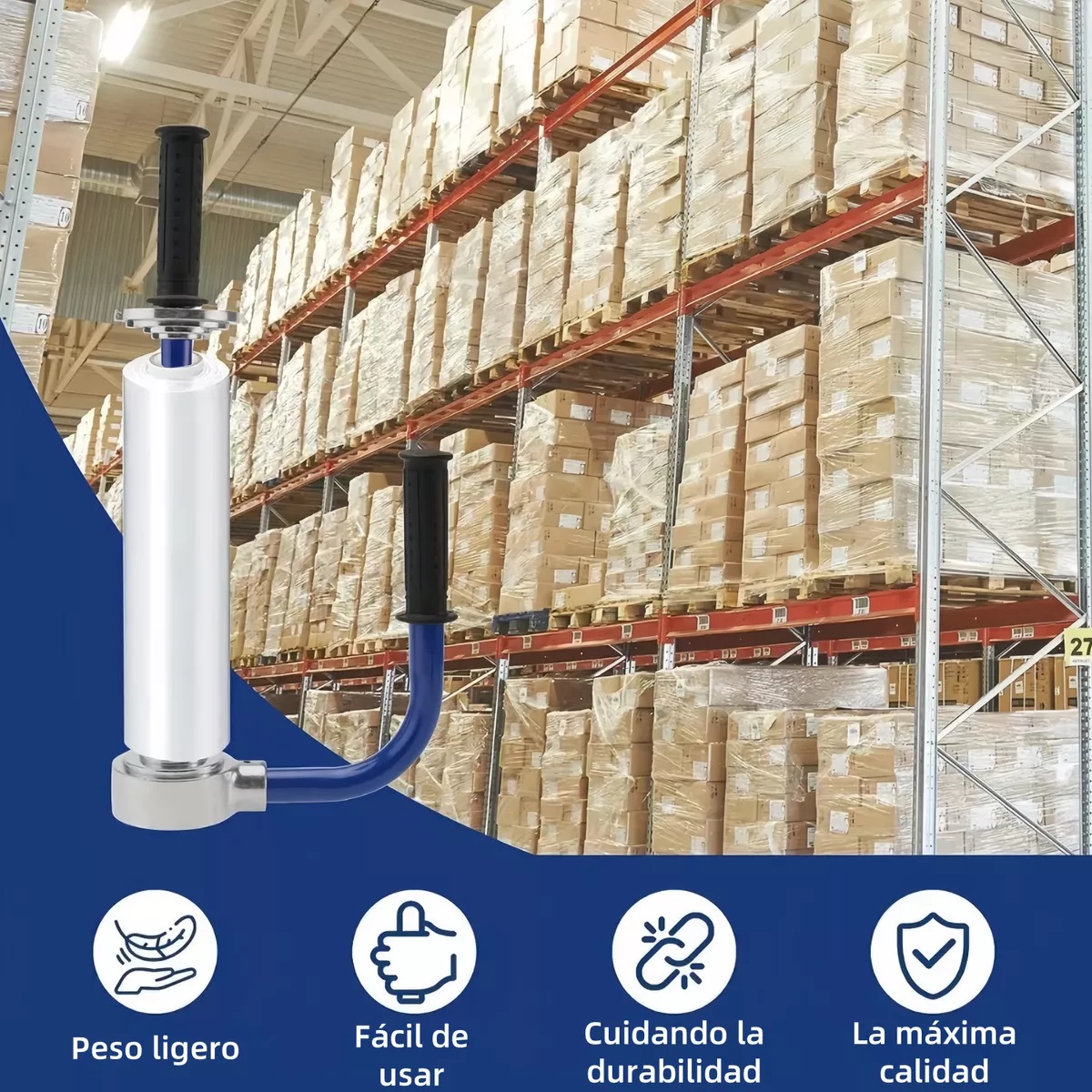 Emplayadora Manual Ajustable Dispensador De Playo