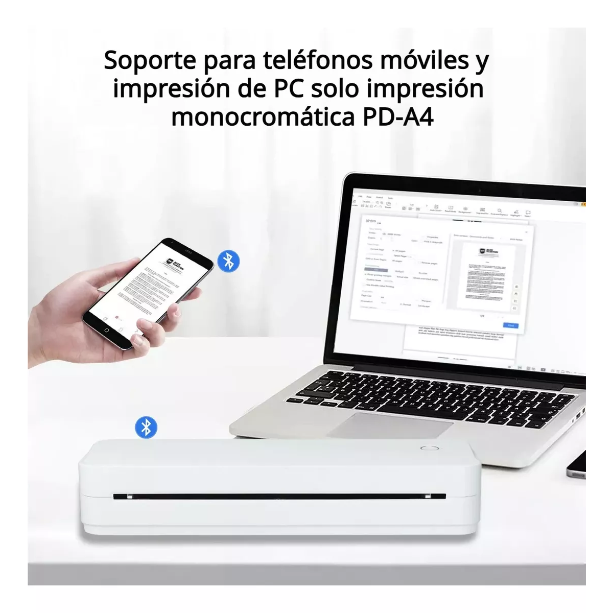 Impresora Térmica Portátil Bluetooth