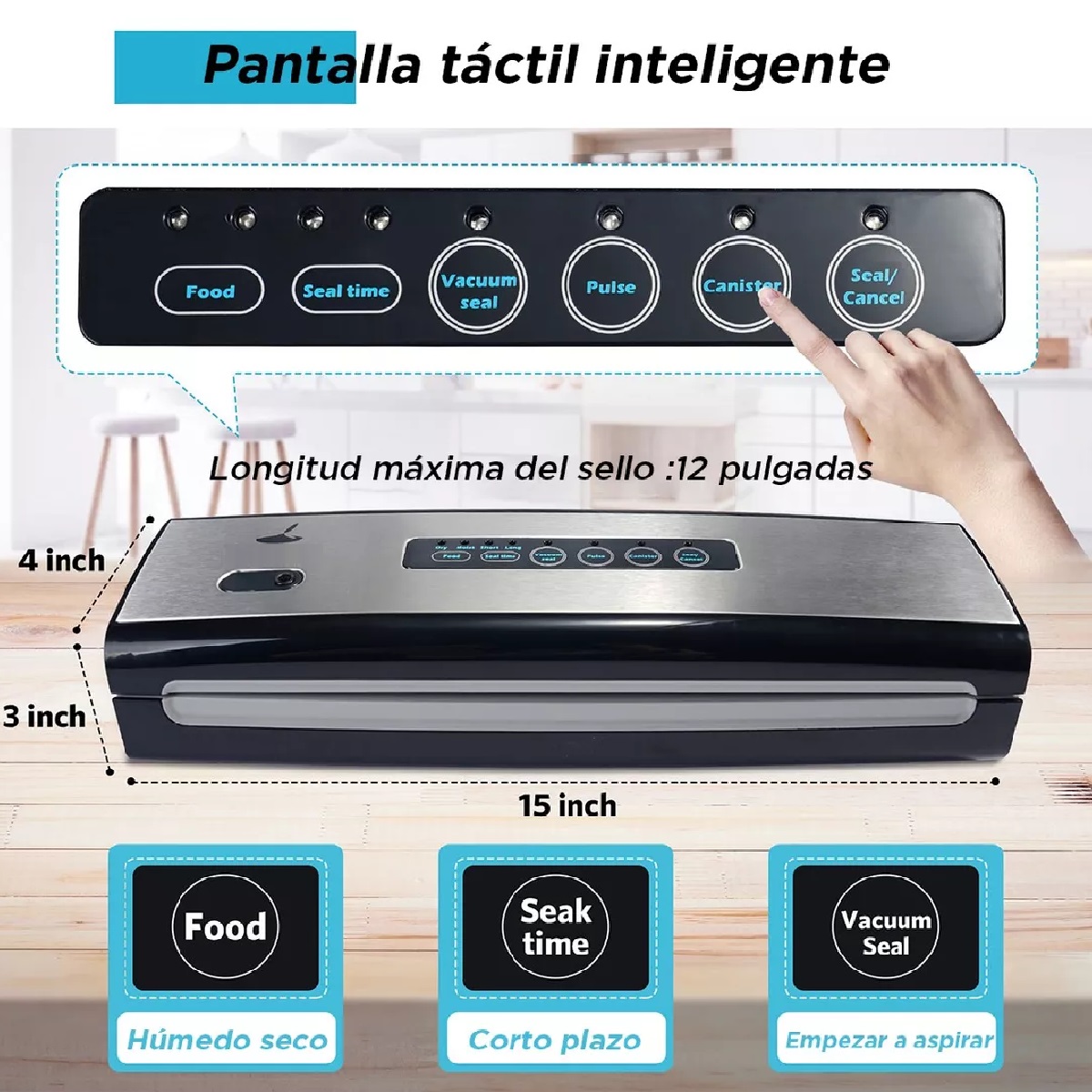 Empacadora Al Vacío Selladora Máquina Selladora Al Vacío