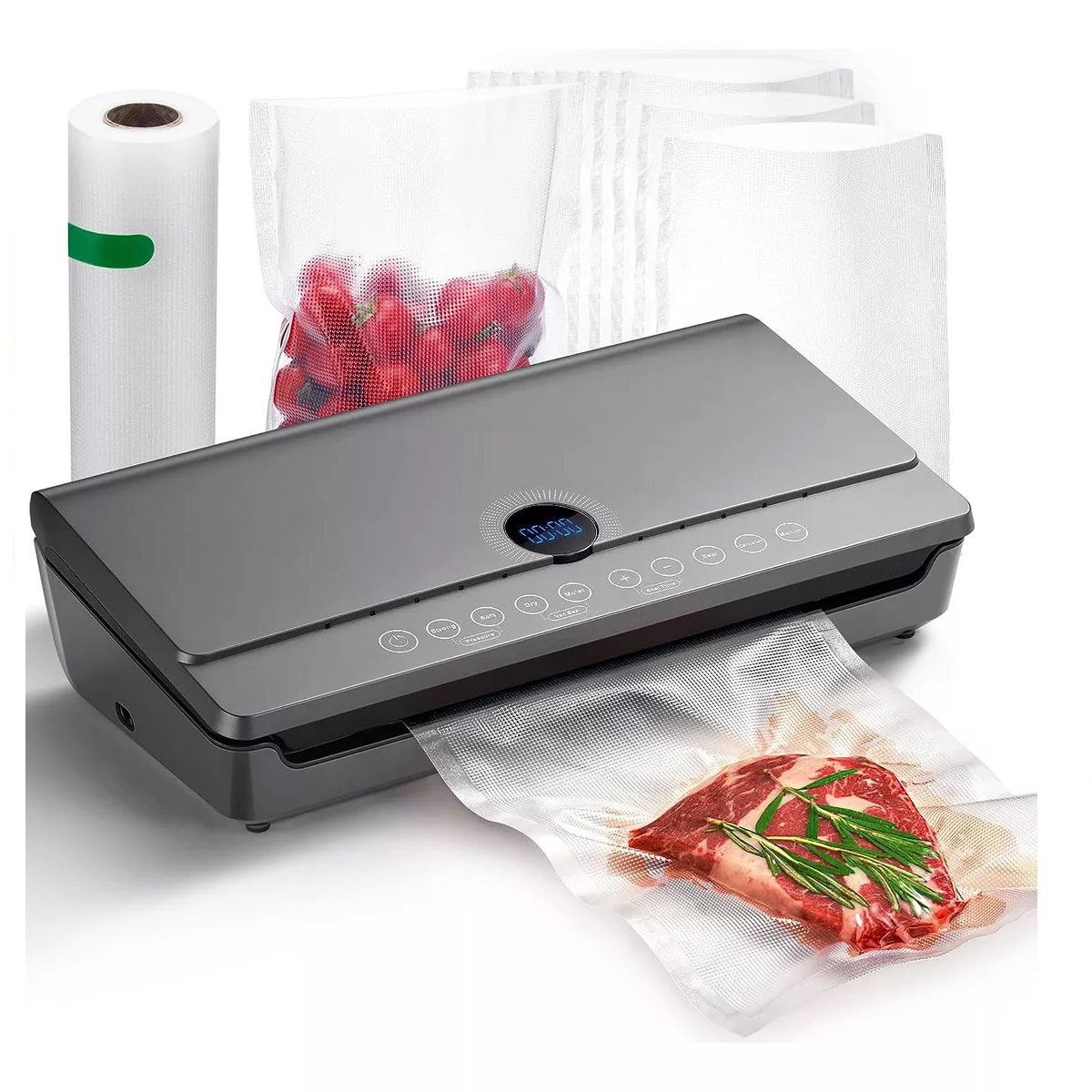 Máquina De Sellado De Bolsas Al Vacío Automática Para Comida