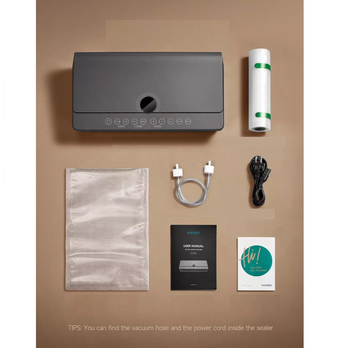  Máquina De Sellado De Bolsas Al Vacío Automática Para Comida