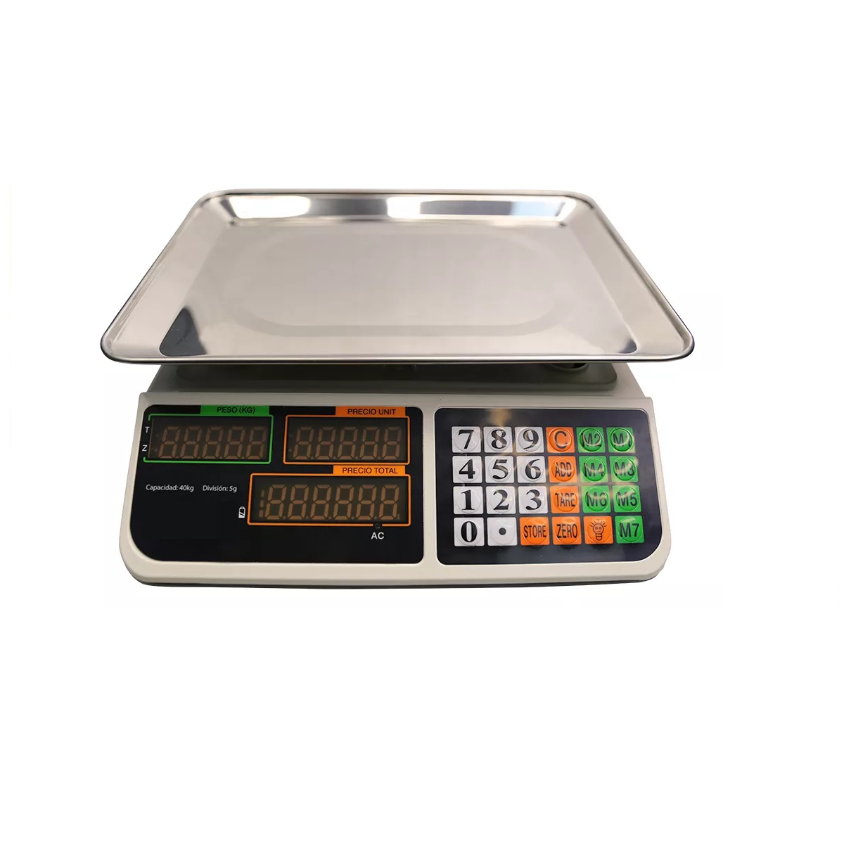 Báscula Comercial Digital Stay Elit Dgit-01 40kg Blanco Ms Peso máximo soportado 40 kg