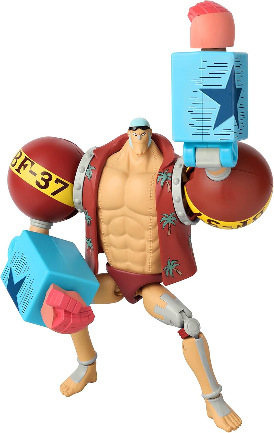 Anime Heroes One Piece Franky Figura Articulada Coleccionable BANDAI
