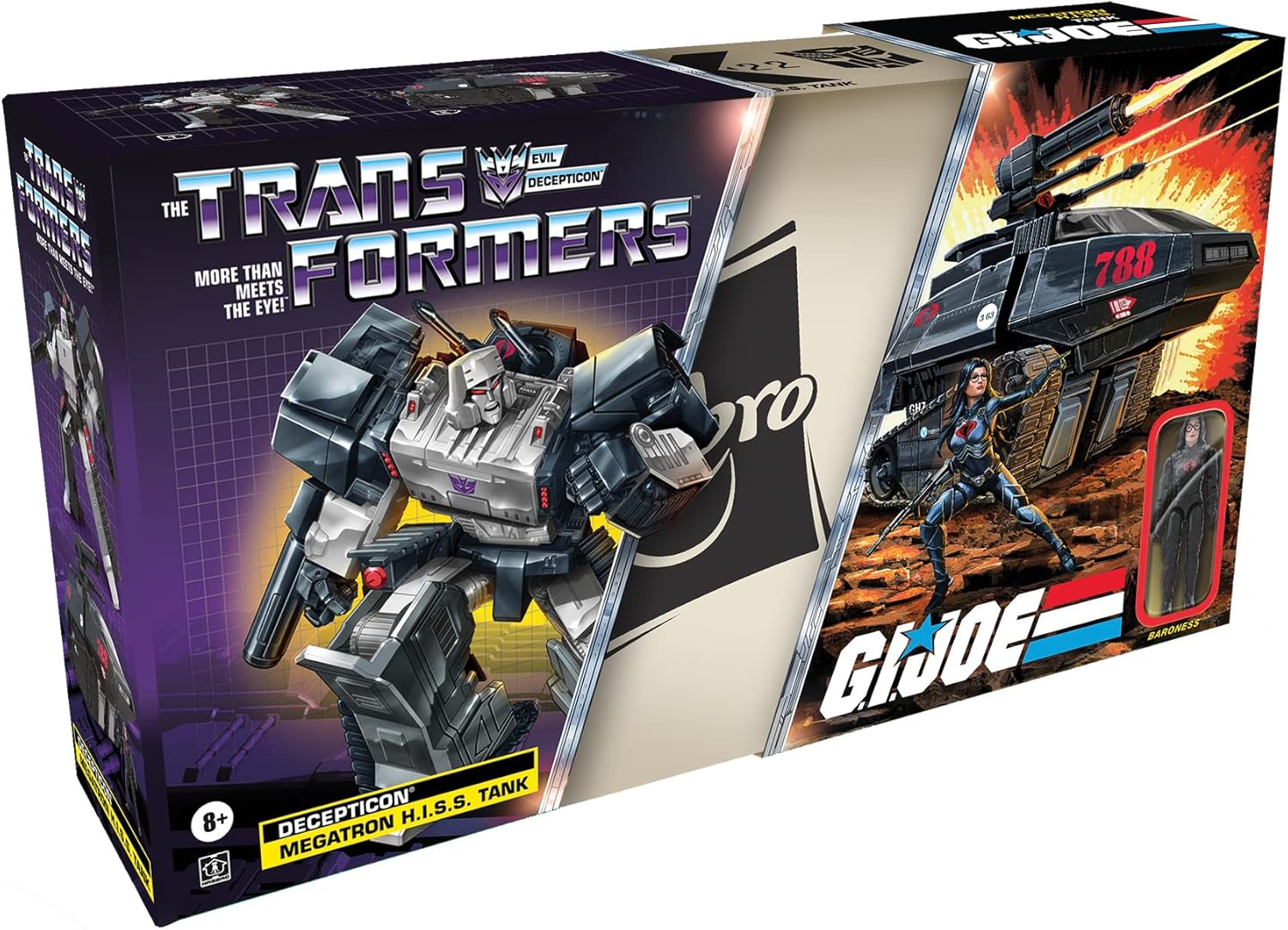 Megatron H.I.S.S. Tank Transformers G.I. Joe Generations Collaborative: Mash-Up, Figura Cobra Baronessa HASBRO