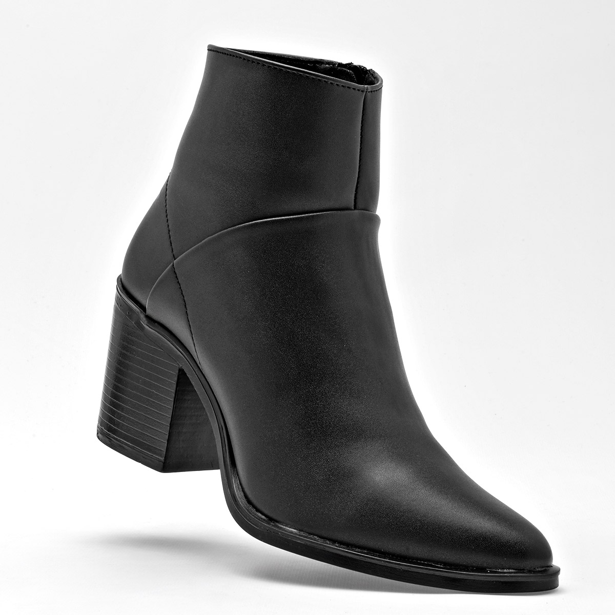 Via Victoria Botin Vaquero Mujer Tacon 7cm Tubo 11cm Color Negro E9