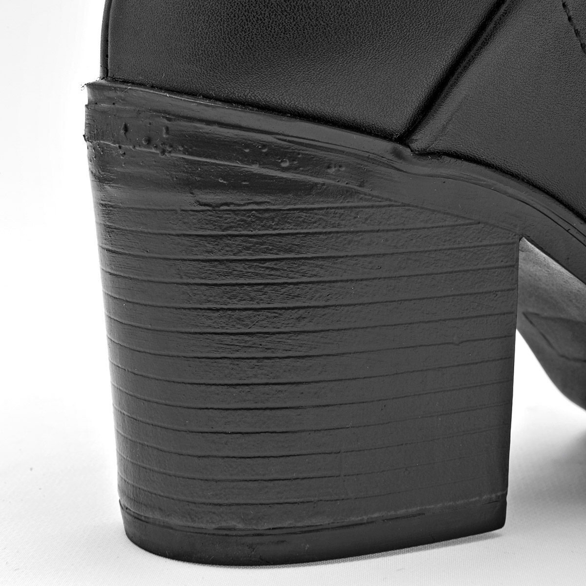 Via Victoria Botin Vaquero Mujer Tacon 7cm Tubo 11cm Color Negro E9