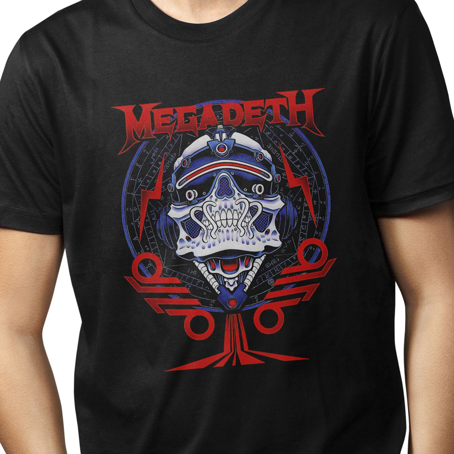Playera para Hombre Metal Megadeth Cyborg Banda de Thrash Metal XOLO