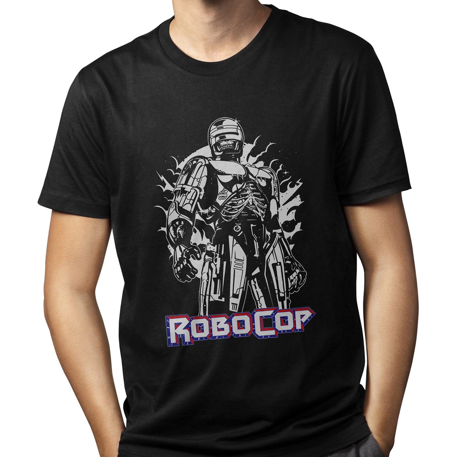 Playera para hombre Película Robocop Retro Pelicula XOLO