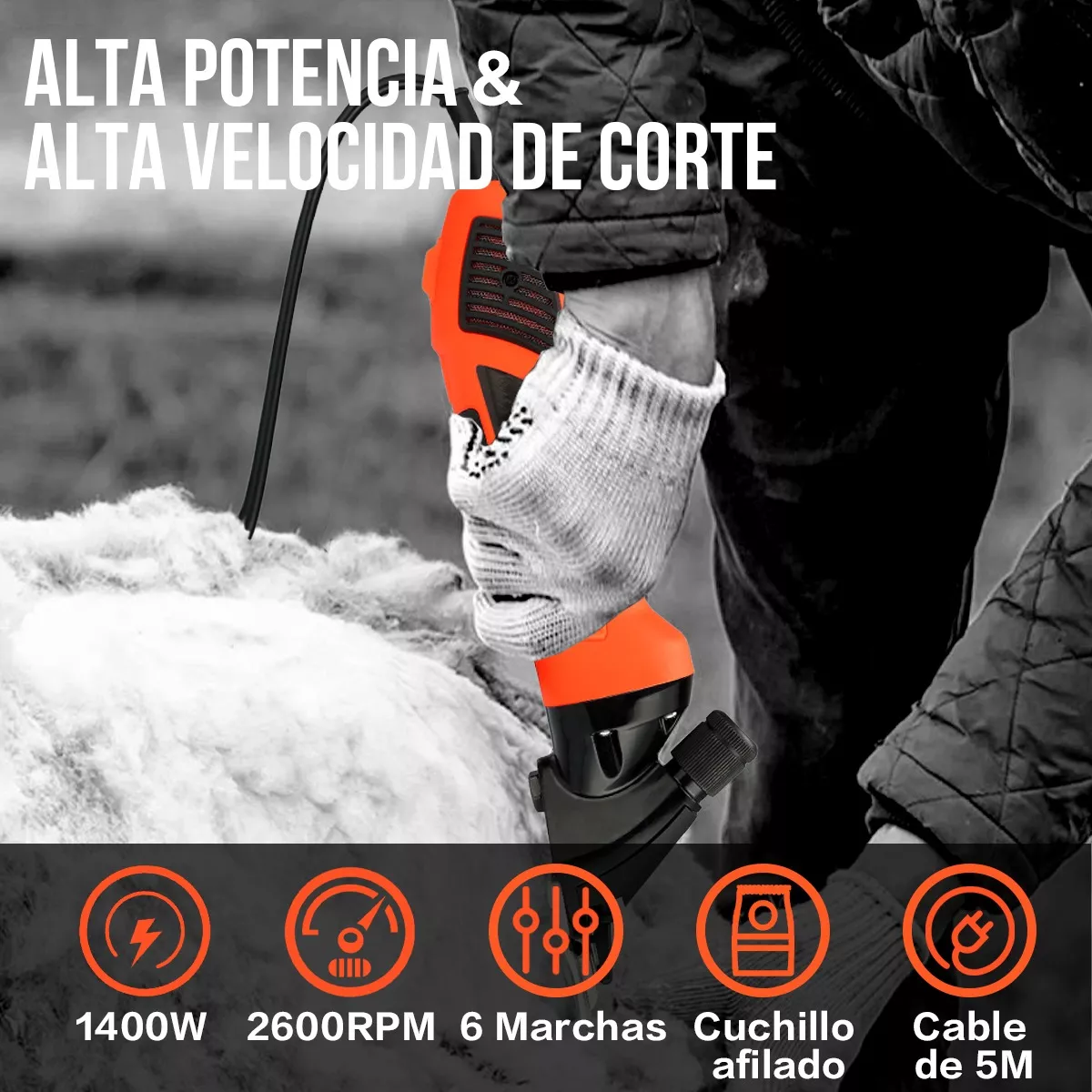 Trasquiladora Maquina Para Cortar Pelo De Perro Grande Oveja
