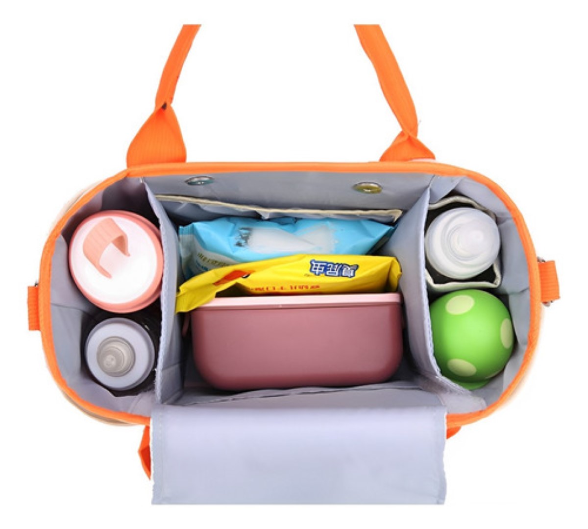 Pañaleras Mochila Modernas Para Bebe Viaje Multiuso Azul acero
