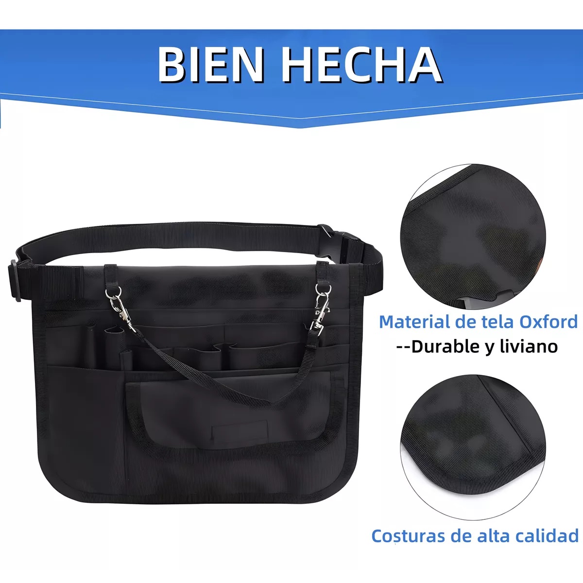 Riñonera Enfermera Enfermeria Negro