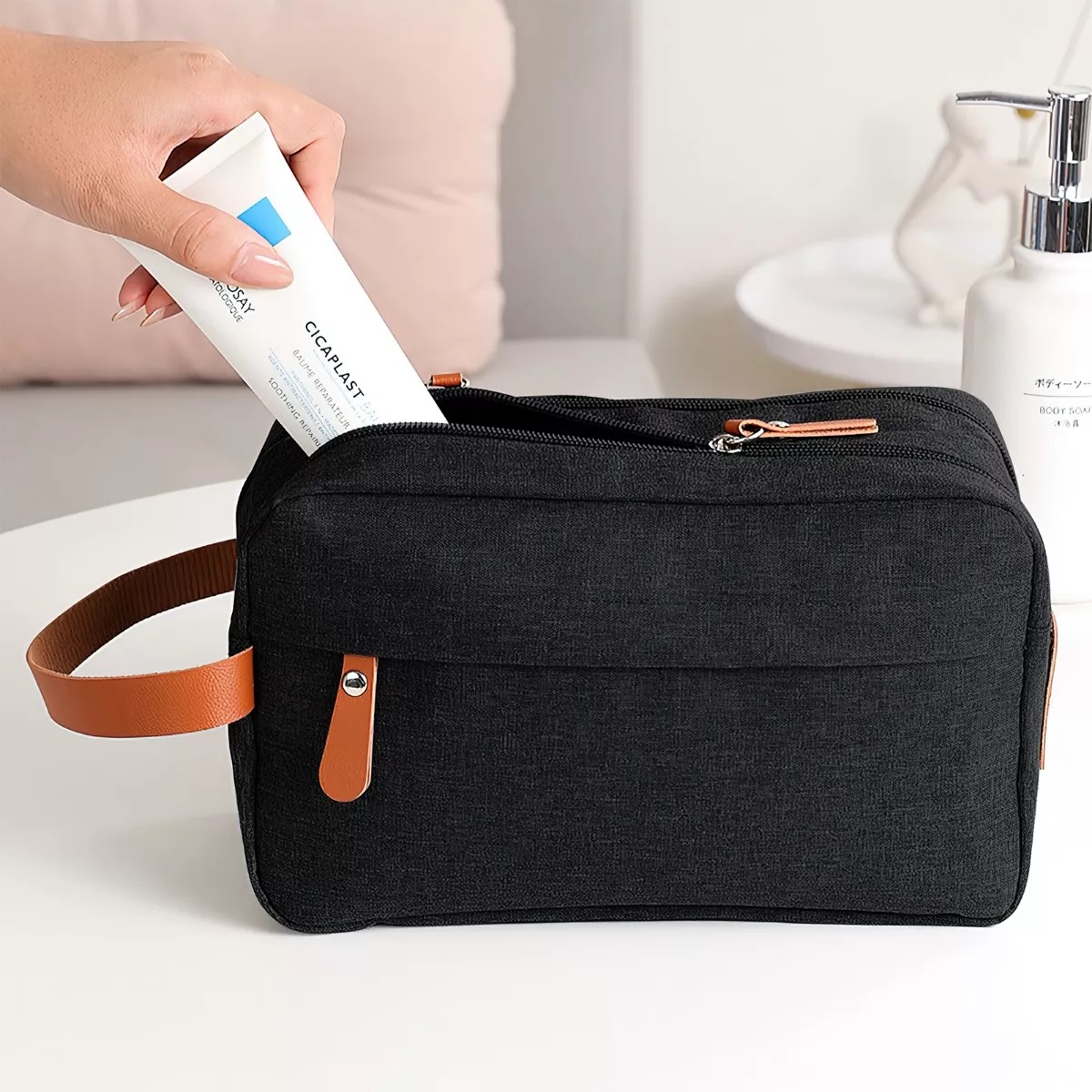 2pcs Sobaqueras Hombrebolsa Organizador De Viaje+riñonera