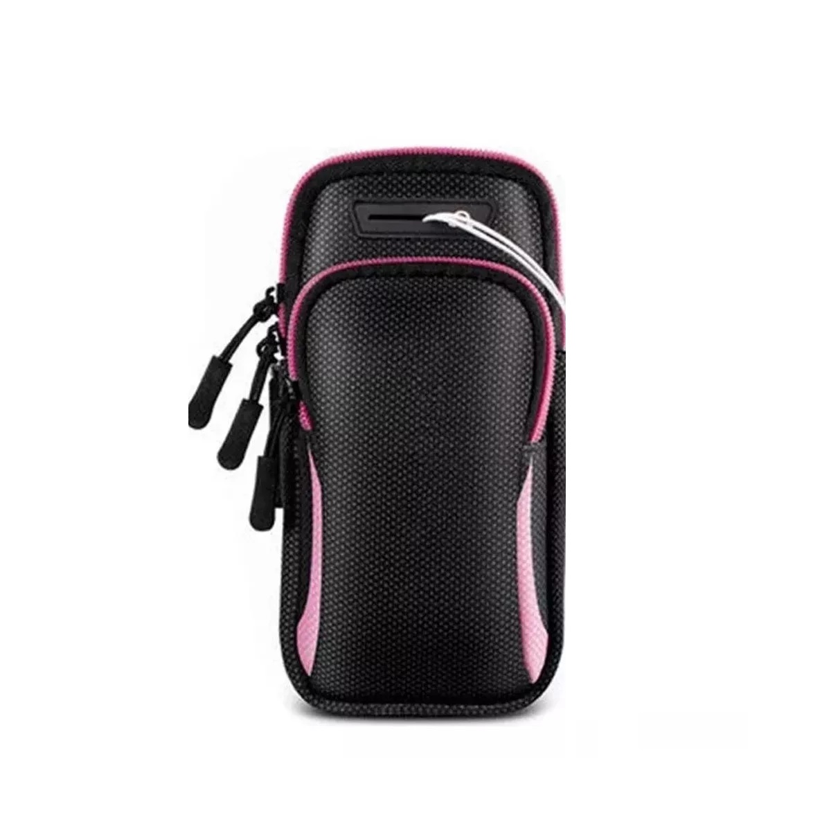 Brazalete Deportivo Para Celular Bolsa De Brazo Para Correr Rosa Claro Liso