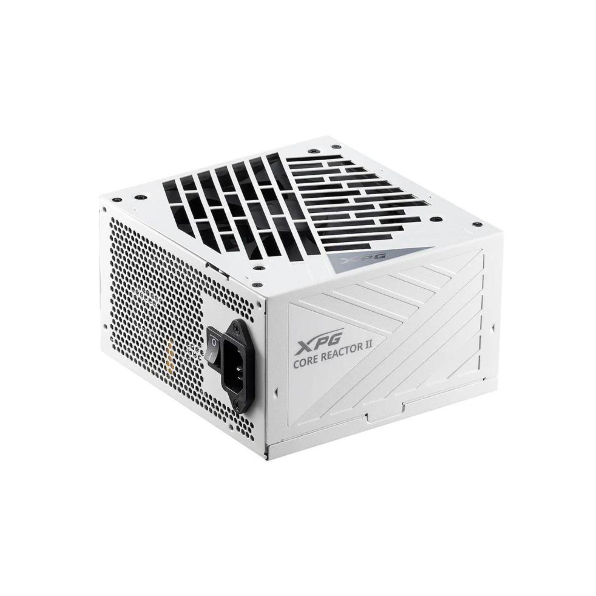 Fuente de poder XPG Core Reactor II de 850 W, ATX, Modular, 80 Plus Gold, Blanco