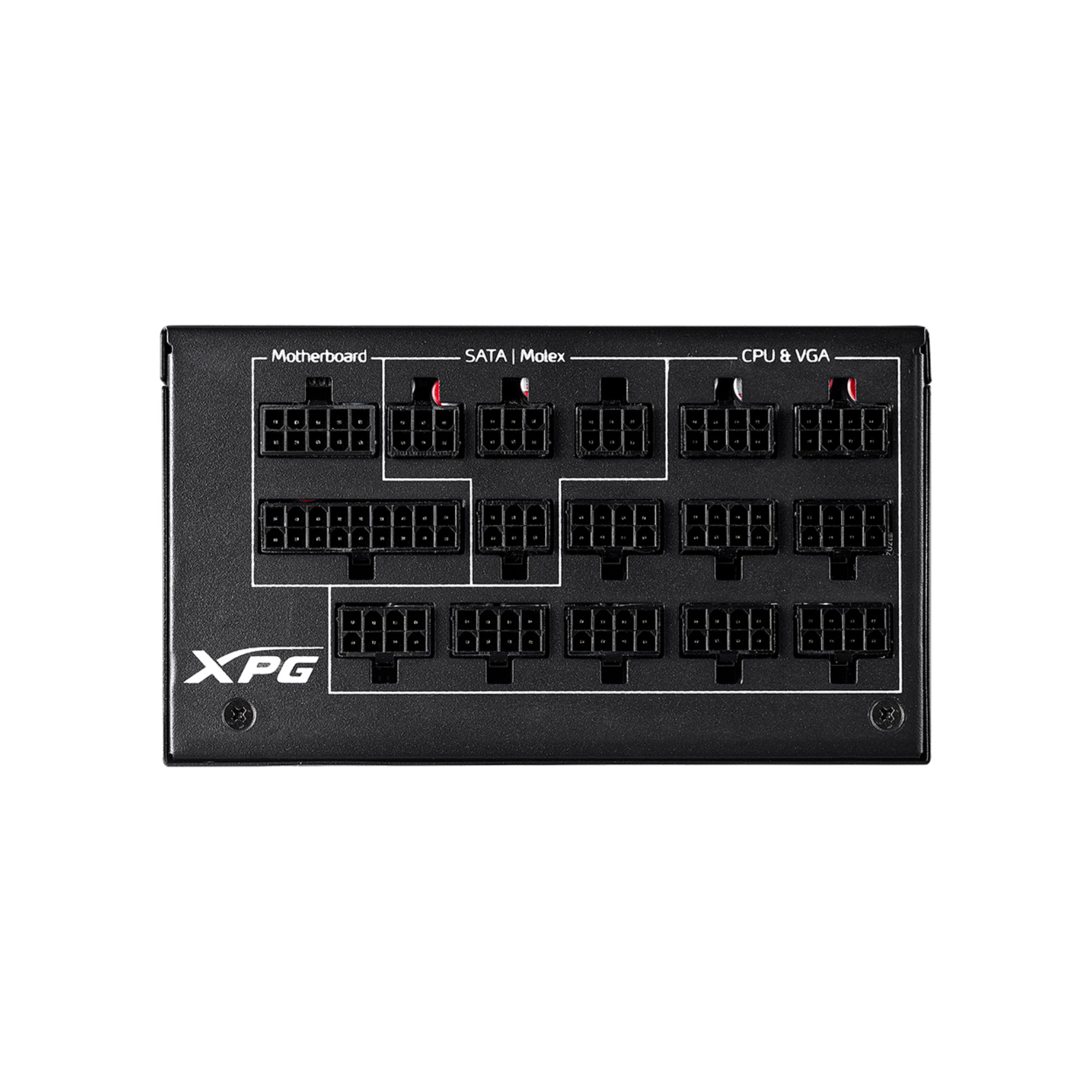 Fuente de poder XPG Cybercore de 1300 W, ATX, Modular, 80 Plus Platinum, Negro