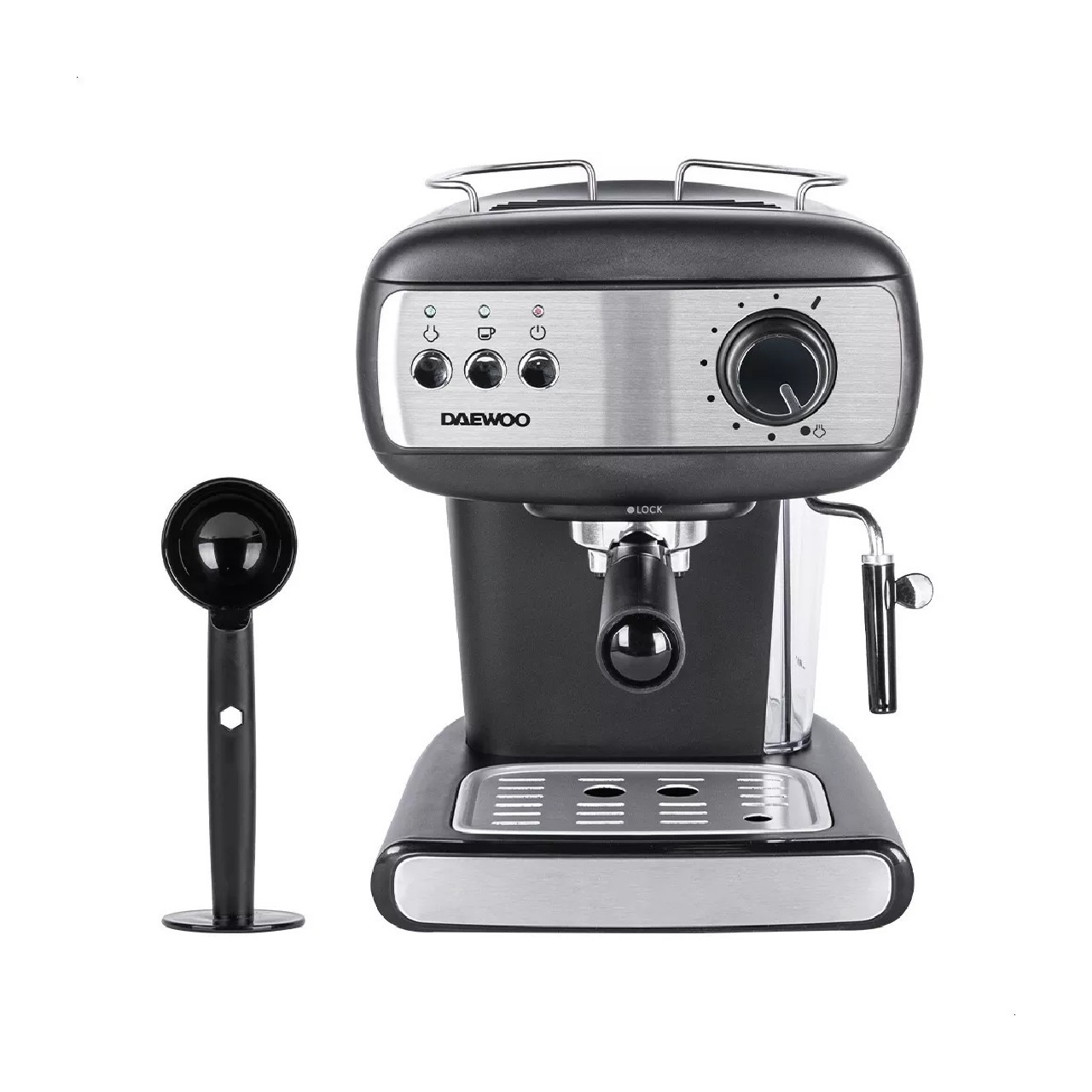 Cafetera Espresso Daewoo Filtro permanente 1100 W antigoteo
