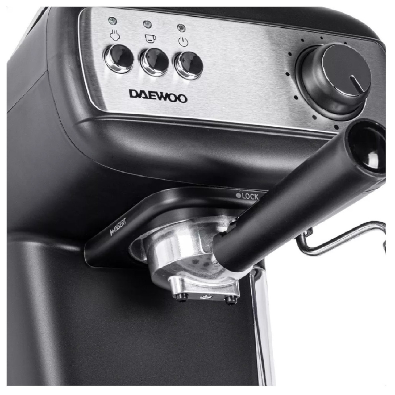 Cafetera Espresso Daewoo Filtro permanente 1100 W antigoteo