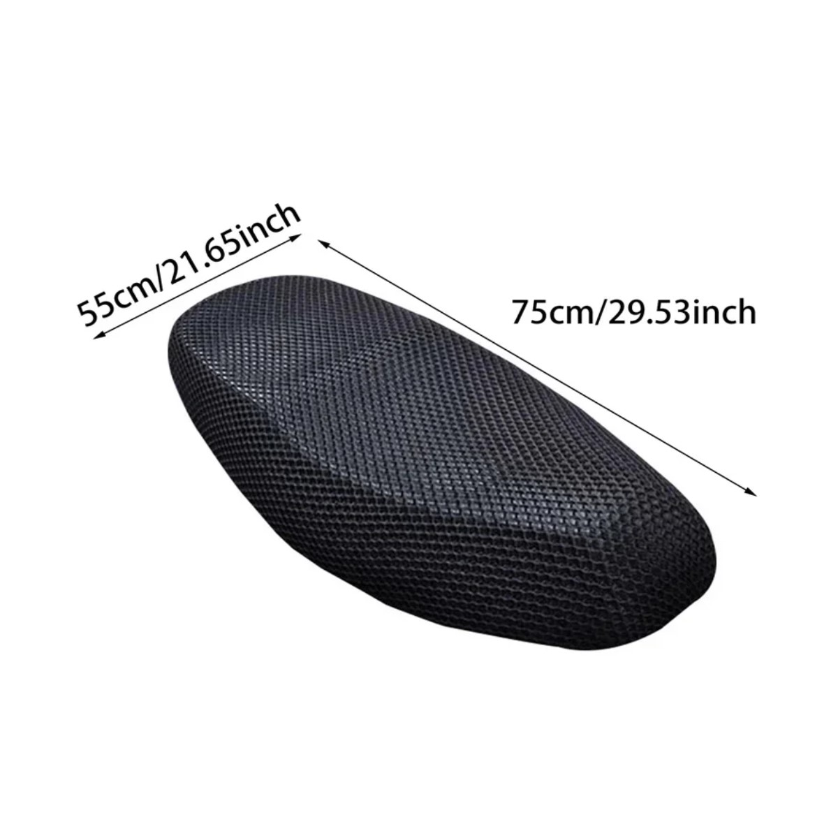 Funda protectora malla negro ft150 transpirable 3D asiento moto cubierta térmico protector solar