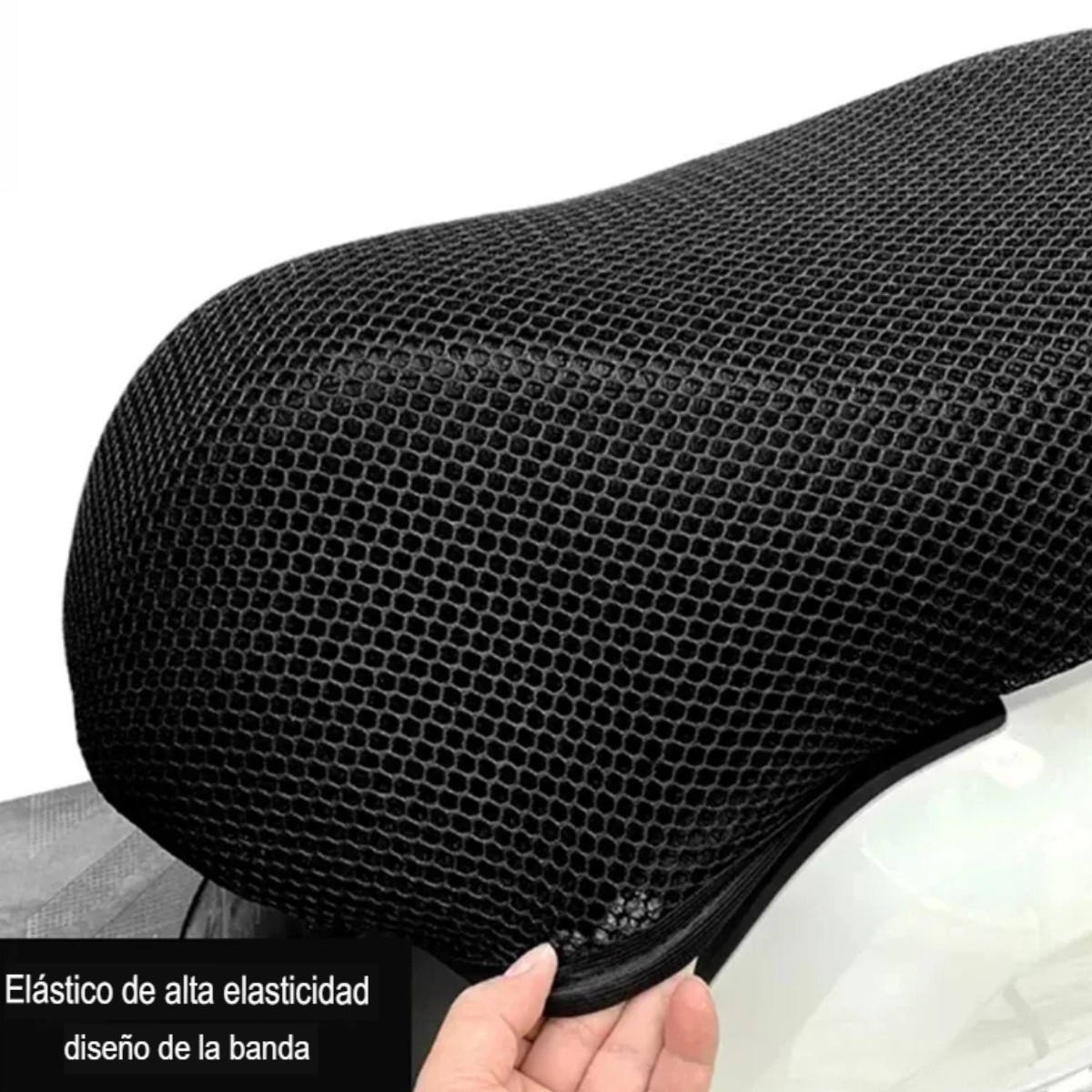 Funda protectora malla negro ft150 transpirable 3D asiento moto cubierta térmico protector solar